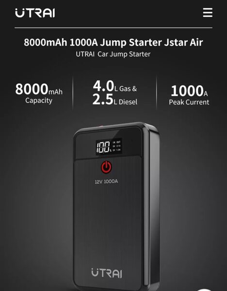 Jump starter/avarinis užkūrimas